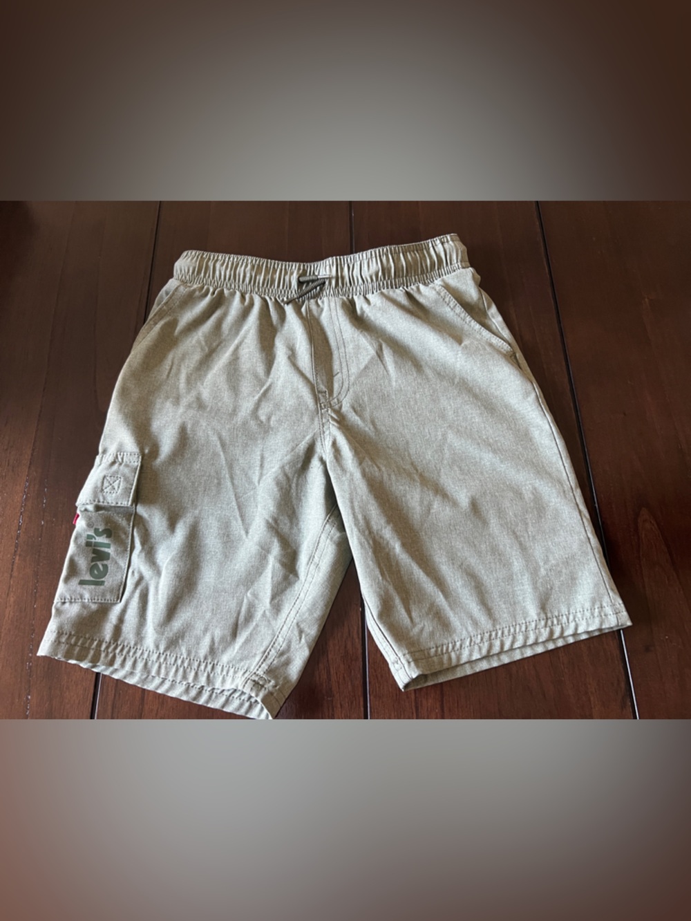 Levi's Tan Elastic Waist Pull-On Shorts